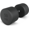 Гантель круглая UNIX FIT PRO обрезиненная 50 кг DBRND50PBKx2